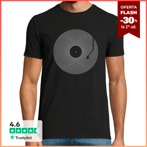 Camiseta Hombre Manga Corta Vinyl Records Collector Gift Idea - latostadora.com - Modalova
