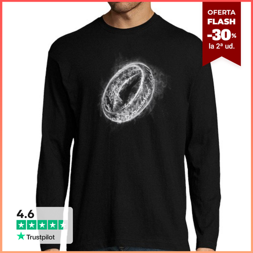 Camiseta Hombre Manga Larga anillo de humo laTostadora - latostadora.com - Modalova