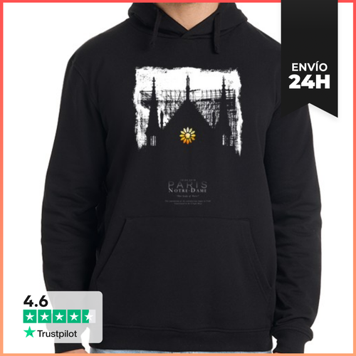 Sudadera Unisex Con Capucha Notre Dame - latostadora.com - Modalova