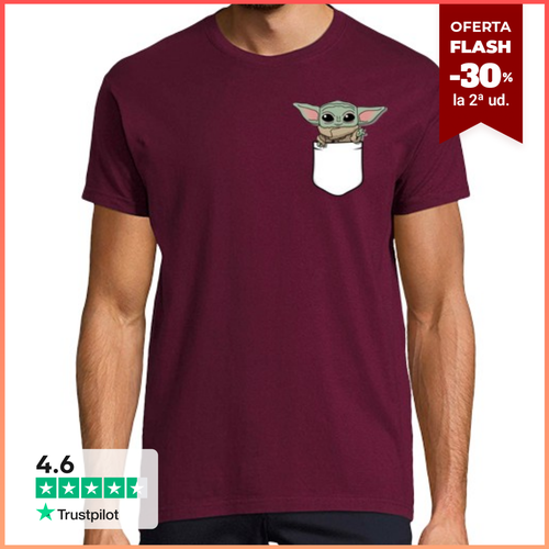 Camiseta Hombre Manga Corta Bebé Yoda, Hombre laTostadora - latostadora.com - Modalova