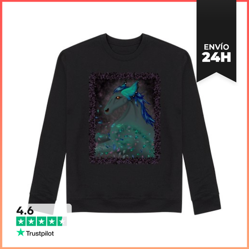 Sudadera Unisex Caballo Mariposa LaTostadora - latostadora.com - Modalova
