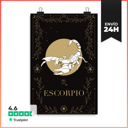 Póster Vertical Escorpio LaTostadora - latostadora.com - Modalova