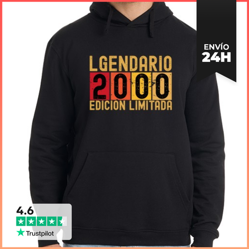 Sudadera Unisex Con Capucha Legendario 2000 Edicion Limitada - latostadora.com - Modalova