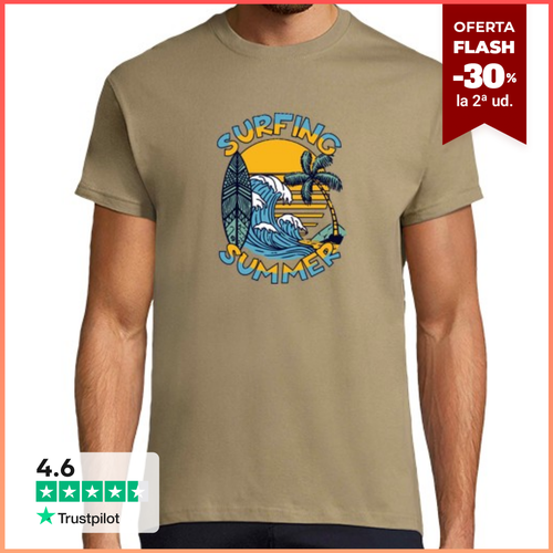 Camiseta Hombre Manga Corta playa vintage hombre laTostadora - latostadora.com - Modalova