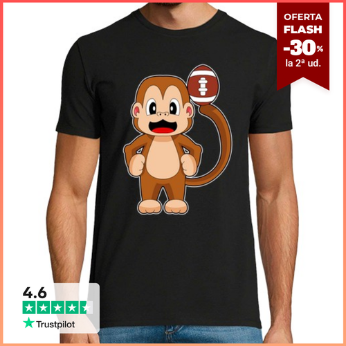 Camiseta Hombre Manga Corta mono fútbol americano deportes - latostadora.com - Modalova