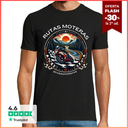 Camiseta Hombre Manga Corta RUTAS MOTERAS R laTostadora - latostadora.com - Modalova
