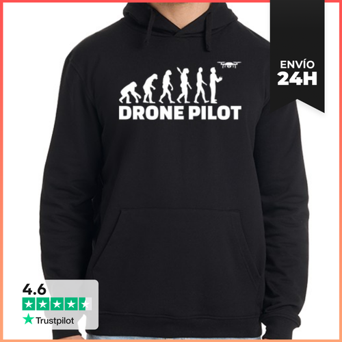 Sudadera Unisex Con Capucha Evolución De Drones LaTostadora - latostadora.com - Modalova