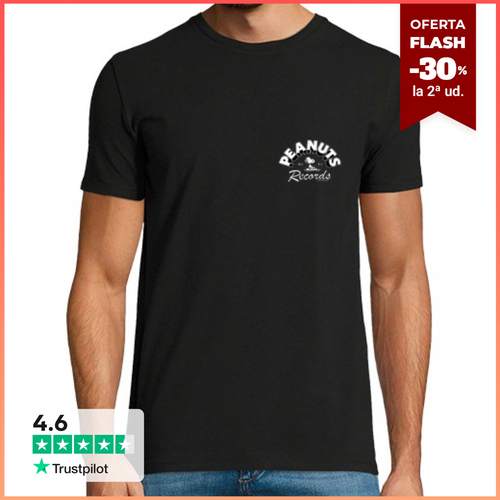 Camiseta Hombre Manga Corta Peanuts records laTostadora - latostadora.com - Modalova