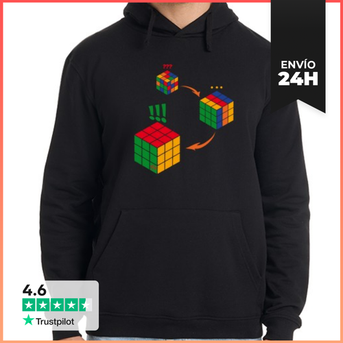 Sudadera Unisex Con Capucha CUBO DE RUBIK LaTostadora - latostadora.com - Modalova
