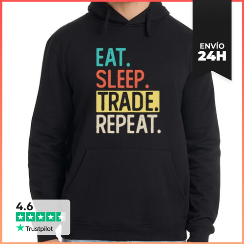 Sudadera Unisex Con Capucha Comer Dormir Intercambiar Repetir - latostadora.com - Modalova