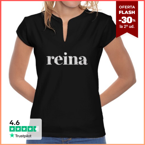 Camiseta Mujer Cuello Mao REINA laTostadora - latostadora.com - Modalova