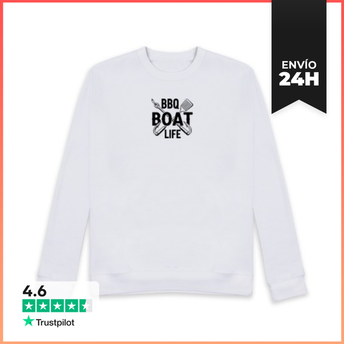 Sudadera Unisex Vida En Barco De Barbacoa Anzuelos Y Espátula - latostadora.com - Modalova