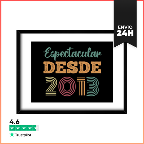 Cuadro Con Marco Horizontal ESPECTACULAR DESDE 2013 LaTostadora - latostadora.com - Modalova