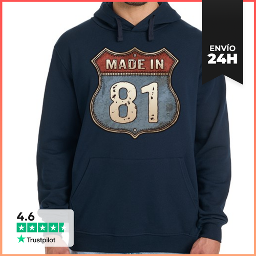Sudadera Unisex Con Capucha Made In 81 LaTostadora - latostadora.com - Modalova