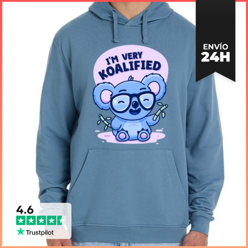 Sudadera Unisex Con Capucha VERY KOALIFIED LaTostadora - latostadora.com - Modalova