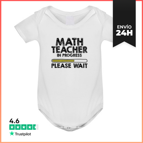 Body Bebé Profesor De Matemáticas En Progreso Por LaTostadora - latostadora.com - Modalova