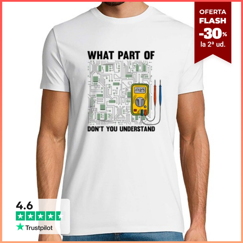 Camiseta Hombre Manga Corta hilarante electricista experto en - latostadora.com - Modalova