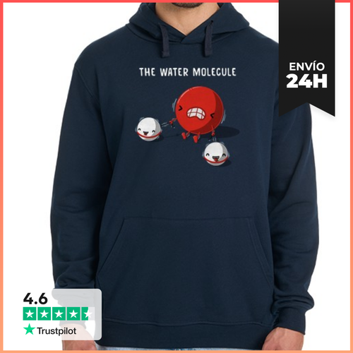 Sudadera Unisex Con Capucha Water Molecule LaTostadora - latostadora.com - Modalova