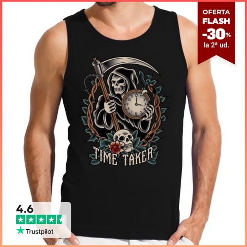 Camiseta Hombre Sin Mangas aguja de tatuaje color piel artista - latostadora.com - Modalova