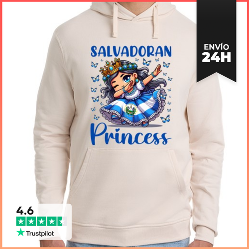Sudadera Unisex Con Capucha Princesa Salvadoreña Haciendo Dabbing - latostadora.com - Modalova