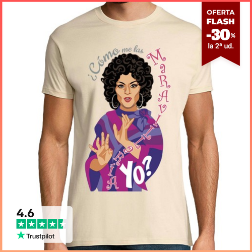 Camiseta Hombre Manga Corta LOLA Gracia y Salero laTostadora - latostadora.com - Modalova