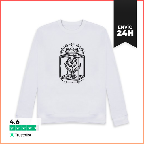 Sudadera Unisex Tulipán En Frasco Cúbico LaTostadora - latostadora.com - Modalova