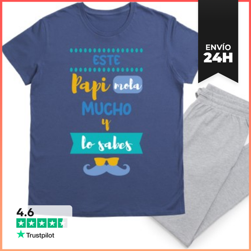 Pijama Este Papi Mola Mucho Y Lo Sabes LaTostadora - latostadora.com - Modalova