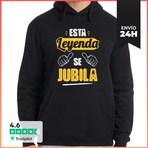 Sudadera Unisex Con Capucha Esta Leyenda Se Jubila V2 LaTostadora - latostadora.com - Modalova