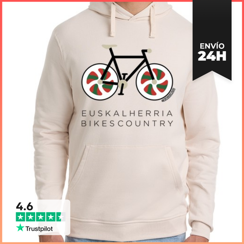 Sudadera Unisex Con Capucha BIKESCOUNTRY-BLANCO LaTostadora - latostadora.com - Modalova