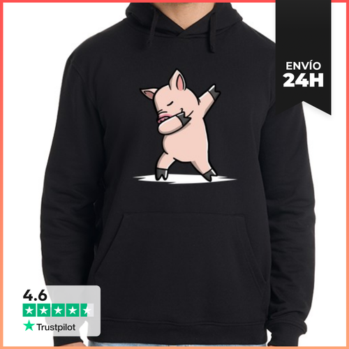 Sudadera Unisex Con Capucha Minicerdo DAB! LaTostadora - latostadora.com - Modalova