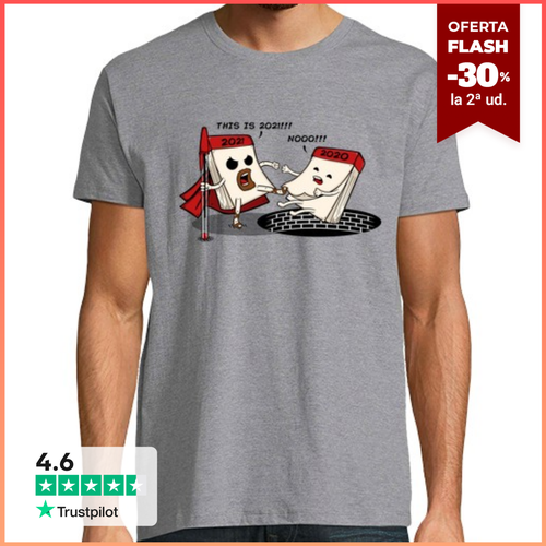 Camiseta Hombre Manga Corta This is 2021 laTostadora - latostadora.com - Modalova