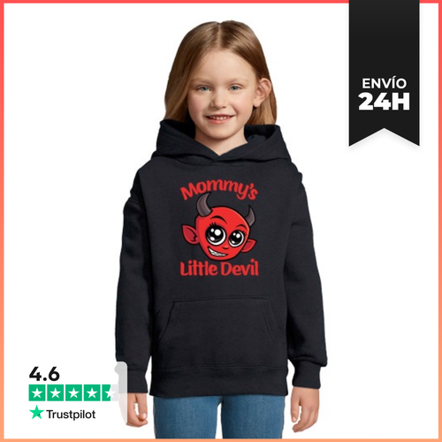 Sudadera Para Niños Con Capucha Lindo Diablillo De Mamá - latostadora.com - Modalova