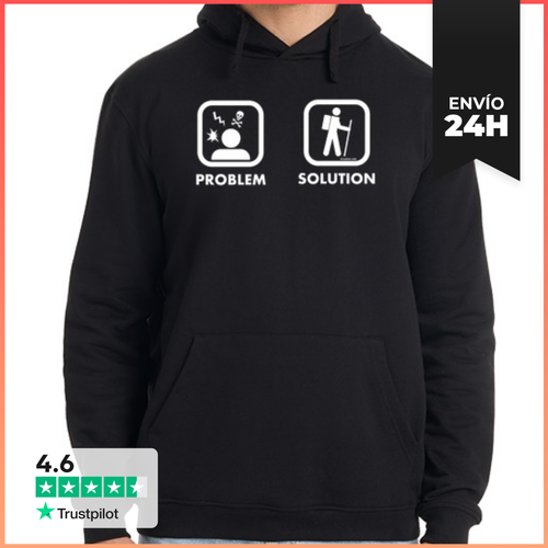 Sudadera Unisex Con Capucha Problem Solution Trek LaTostadora - latostadora.com - Modalova