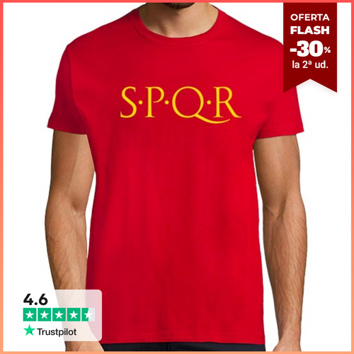 Camiseta Hombre Manga Corta SPQR dorado laTostadora - latostadora.com - Modalova