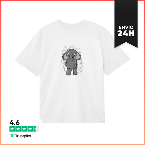 Camiseta Oversize Elephant LaTostadora - latostadora.com - Modalova