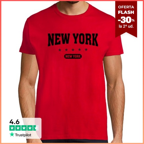 Camiseta Hombre Manga Corta Nueva York - New York laTostadora - latostadora.com - Modalova