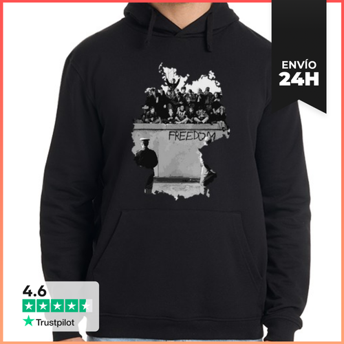 Sudadera Unisex Con Capucha Aniversario De La Caída Del Muro De - latostadora.com - Modalova