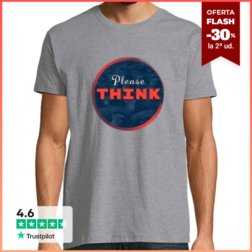 Camiseta Hombre Manga Corta PLEASE THINK laTostadora - latostadora.com - Modalova