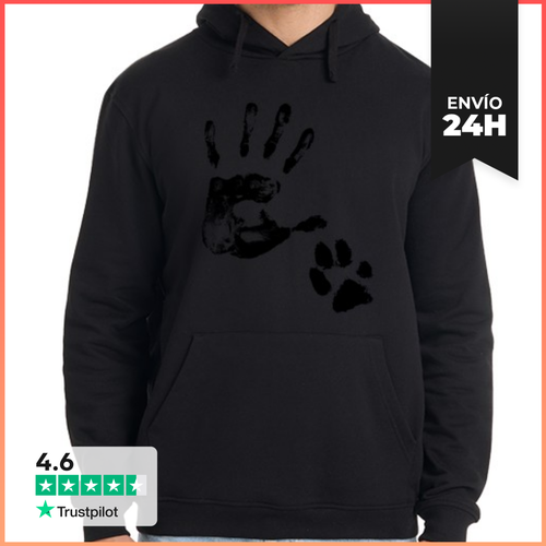 Sudadera Unisex Con Capucha Huellas LaTostadora - latostadora.com - Modalova