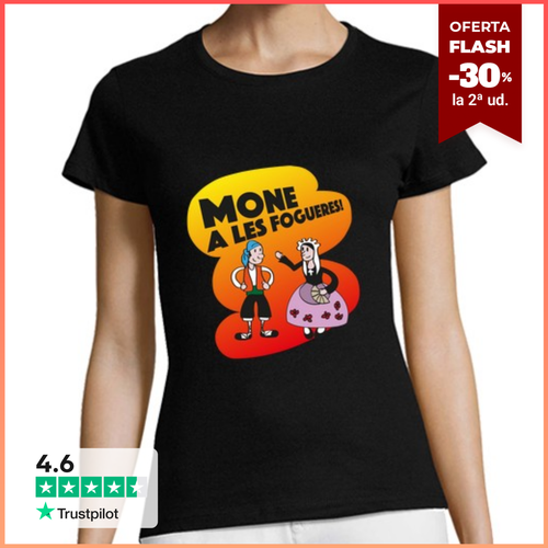 Camiseta Mujer Manga Corta Mone a les fogueres laTostadora - latostadora.com - Modalova
