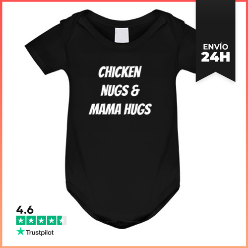 Body Bebé Nuggets De Pollo Y Abrazos De Mamá LaTostadora - latostadora.com - Modalova