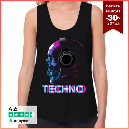 Camiseta Mujer Tirantes Loose Fit Techno calavera laTostadora - latostadora.com - Modalova
