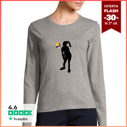 Camiseta Mujer Manga Larga VOLEY laTostadora - latostadora.com - Modalova