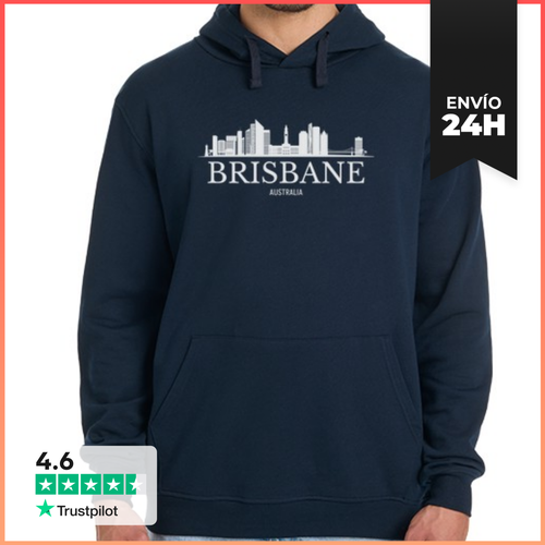 Sudadera Unisex Con Capucha Brisbane Australia, Horizonte - latostadora.com - Modalova