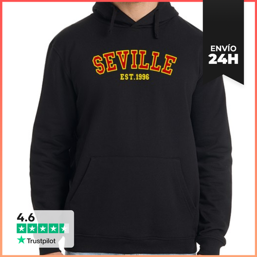 Sudadera Unisex Con Capucha Sevilla Est 1996 LaTostadora - latostadora.com - Modalova