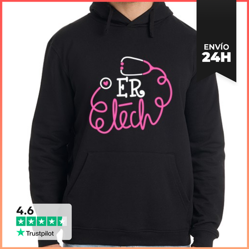Sudadera Unisex Con Capucha Tecnólogos De Sala De Emergencias De - latostadora.com - Modalova