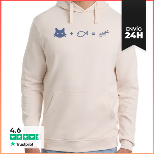 Sudadera Unisex Con Capucha Cat-themathics LaTostadora - latostadora.com - Modalova