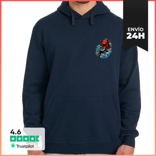 Sudadera Unisex Con Capucha Carpa Koi LaTostadora - latostadora.com - Modalova