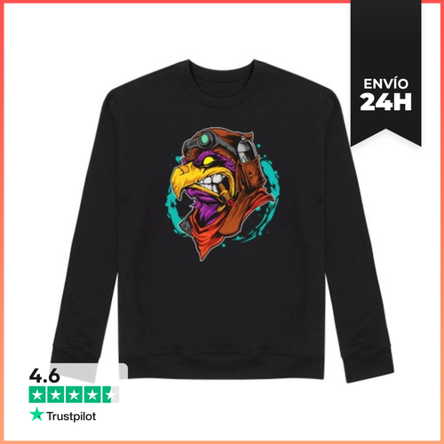 Sudadera Unisex Biker Eagle LaTostadora - latostadora.com - Modalova