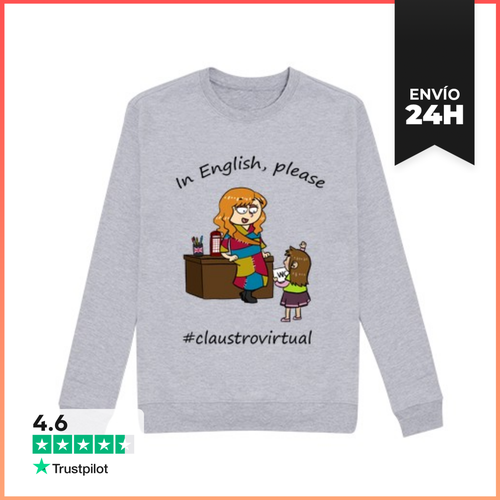 Sudadera Unisex Inglés Negro LaTostadora - latostadora.com - Modalova